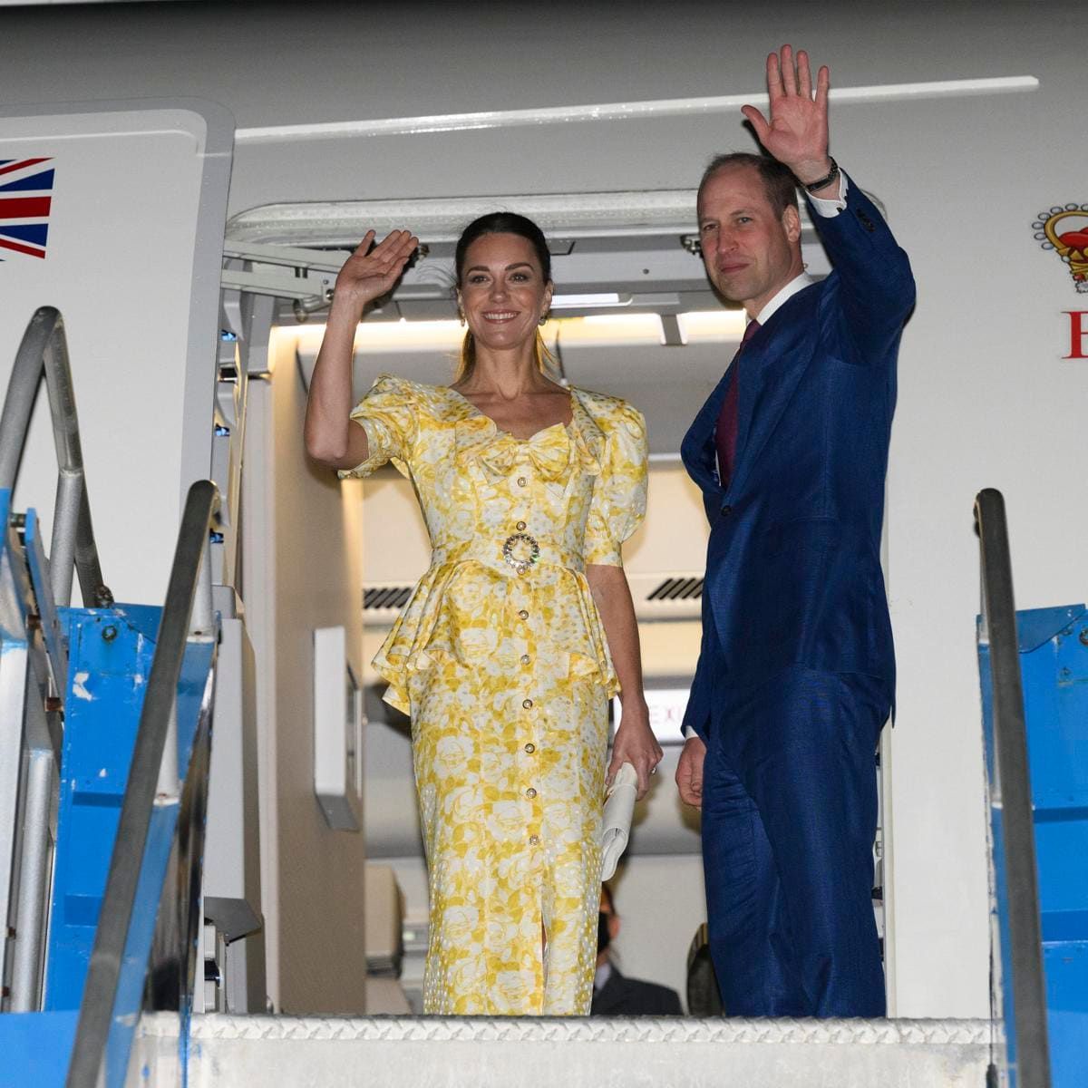 The couple's royal tour of the Caribbean came to an end on March 26