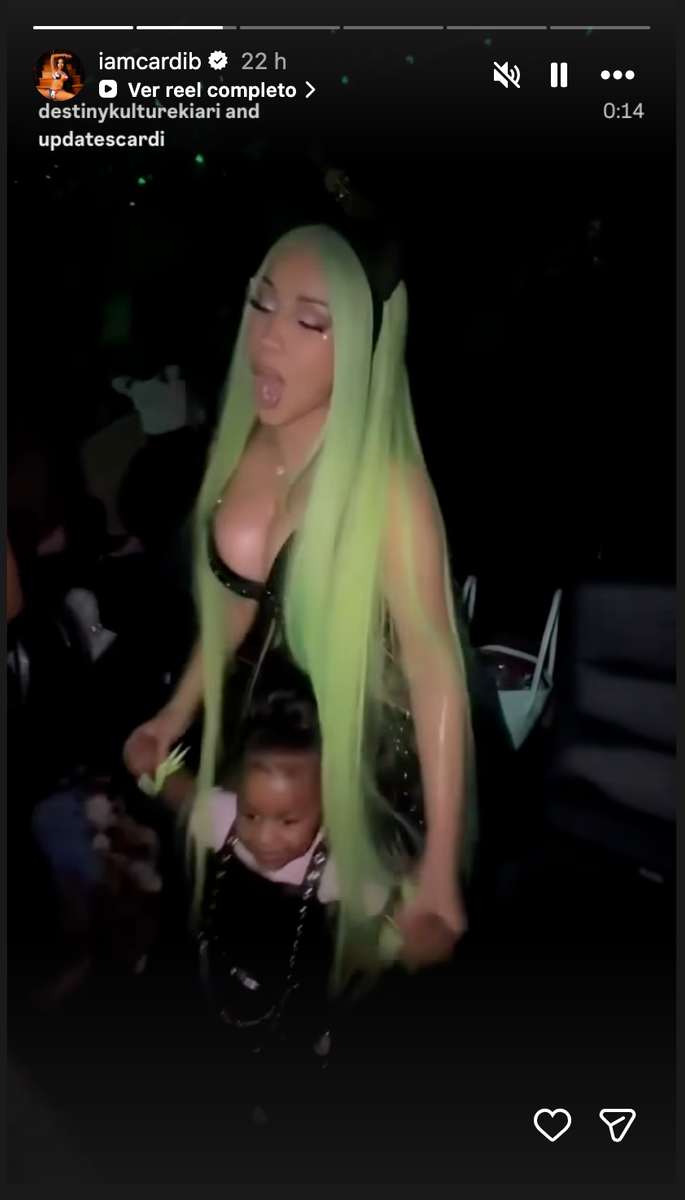 Cardi B takes daughters Kulture and Blossom to KATSEYE concert
