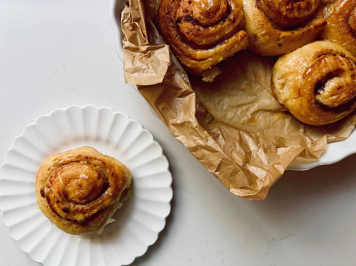 Yellow Cake Mix Cinnamon Roll Bites