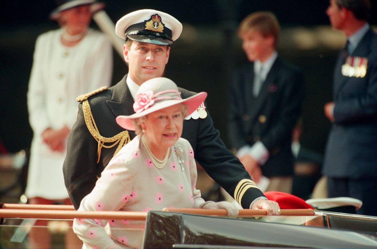 Prince Andrew with Queen Elizabeth II during her reign. Reports say he remains included in the UK's confidential royal funeral plans.