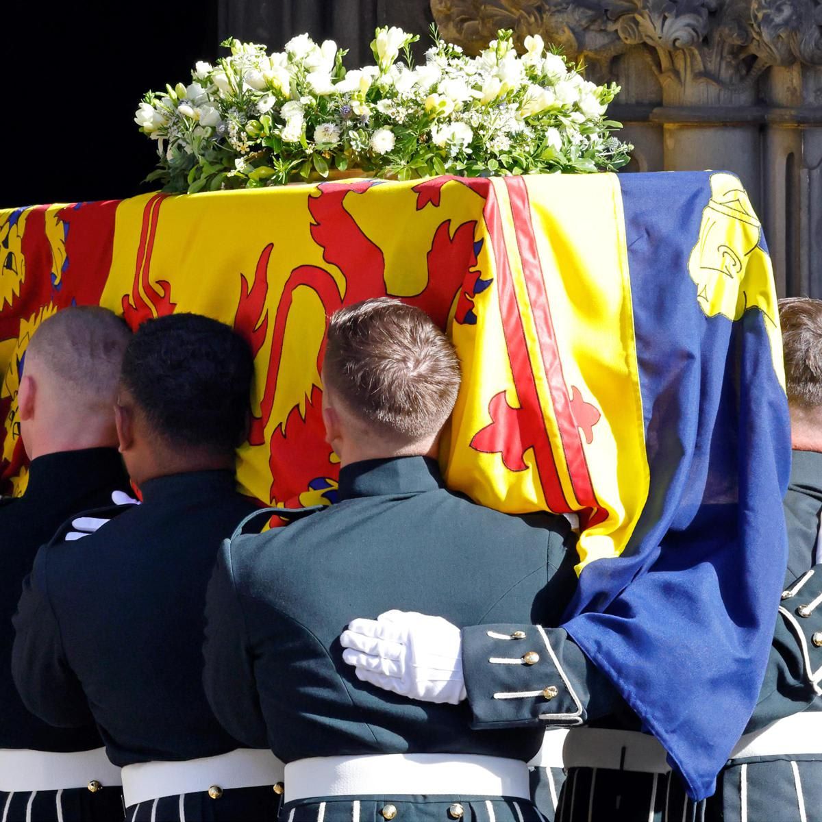 Procession Of Her Majesty The Queen Elizabeth II's Coffin To St Giles Cathedral