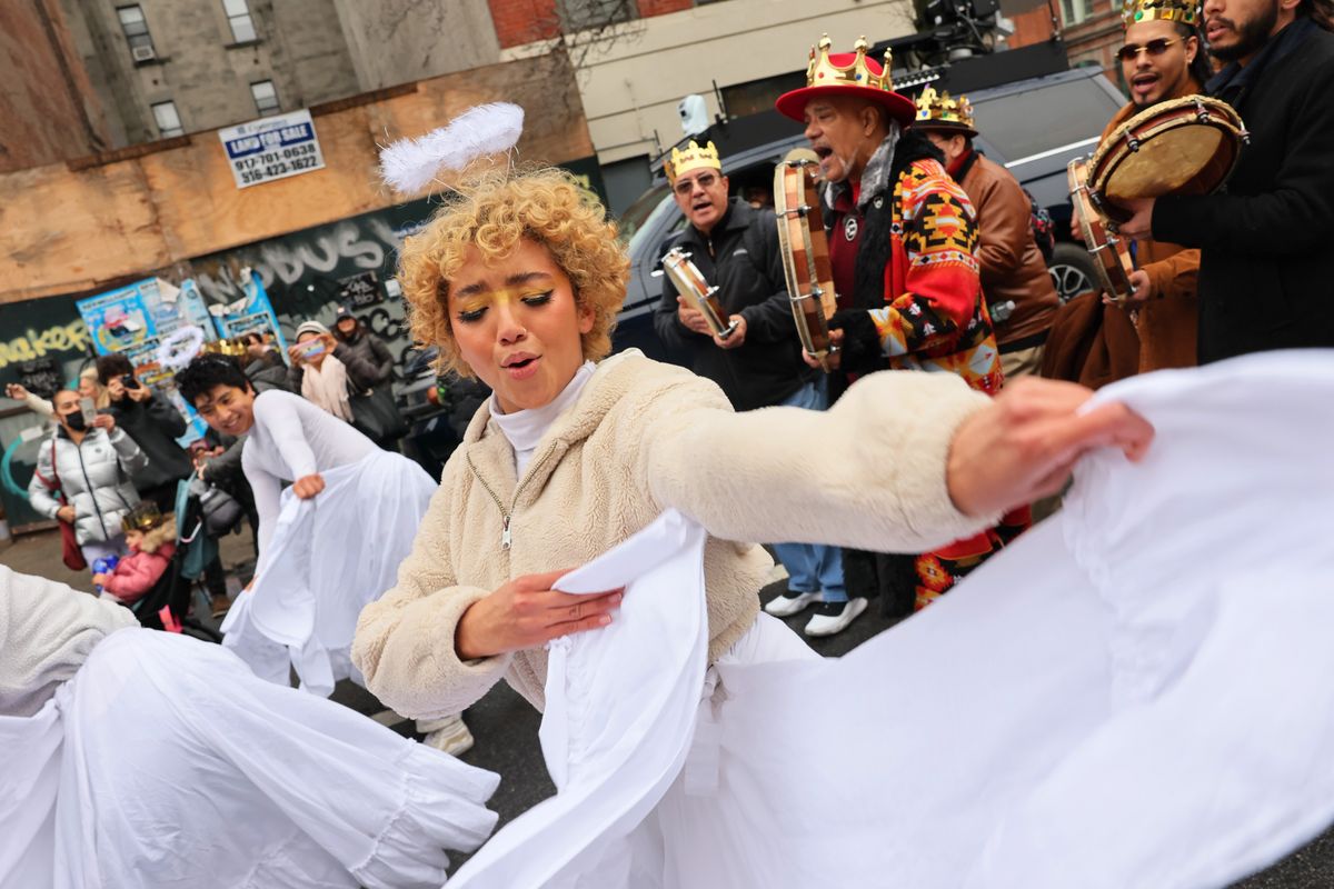  El Museo del Barrio held its annual Three Kings Day Parade and celebration in person for the first time since the start of the coronavirus