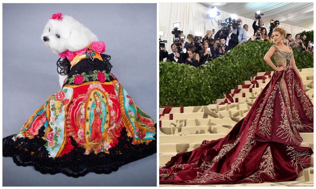 Inspired by the gown that Blake Lively wore to the Met Gala in 2018