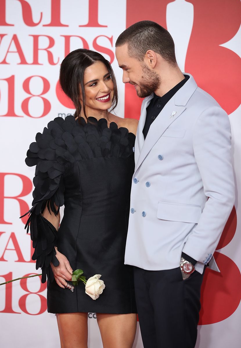 Liam Payne and Cheryl Cole attend The BRIT Awards 2018 held at The O2 Arena on February 21, 2018 in London, England.  (Photo by Mike Marsland/Mike Marsland/WireImage)