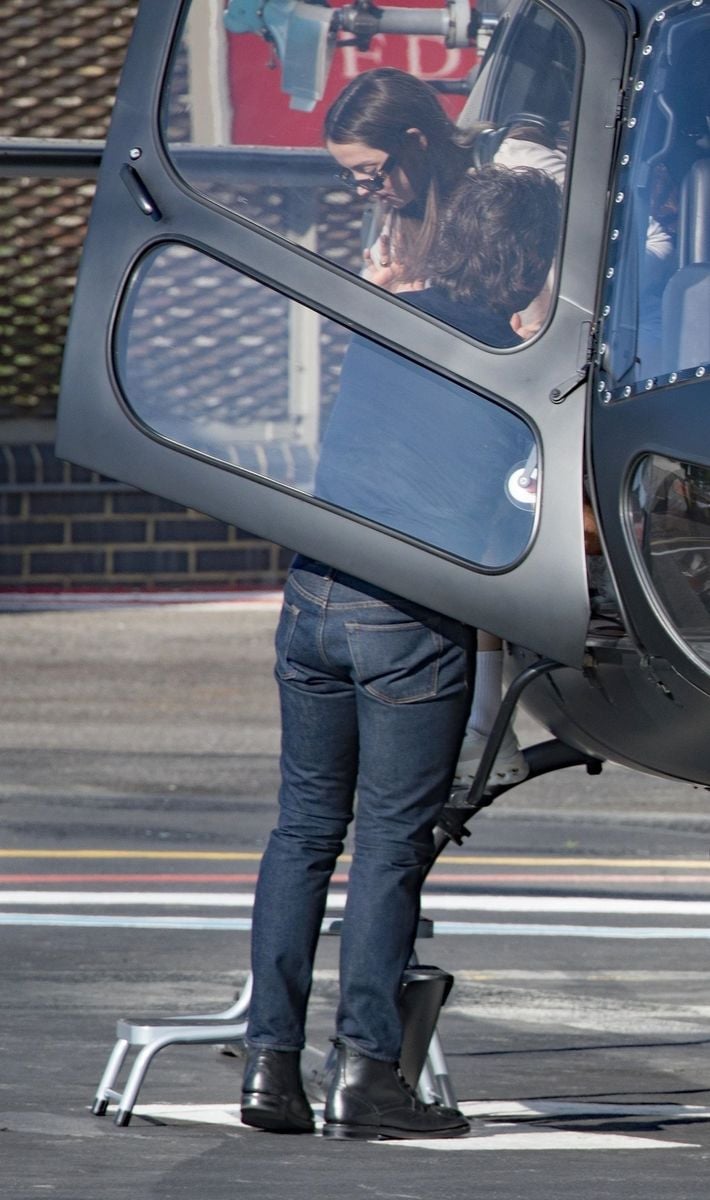 Rumoured couple Tom Cruise and Ana De Armas fly into London together ahead of her birthday - setting tongues wagging that they will celebrate together in the English capital.
