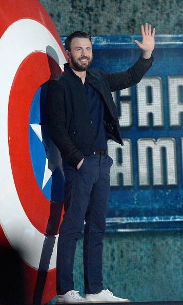 Captain America himself Chris Evans also took to the stage.
<br>
Photo: Getty Images
