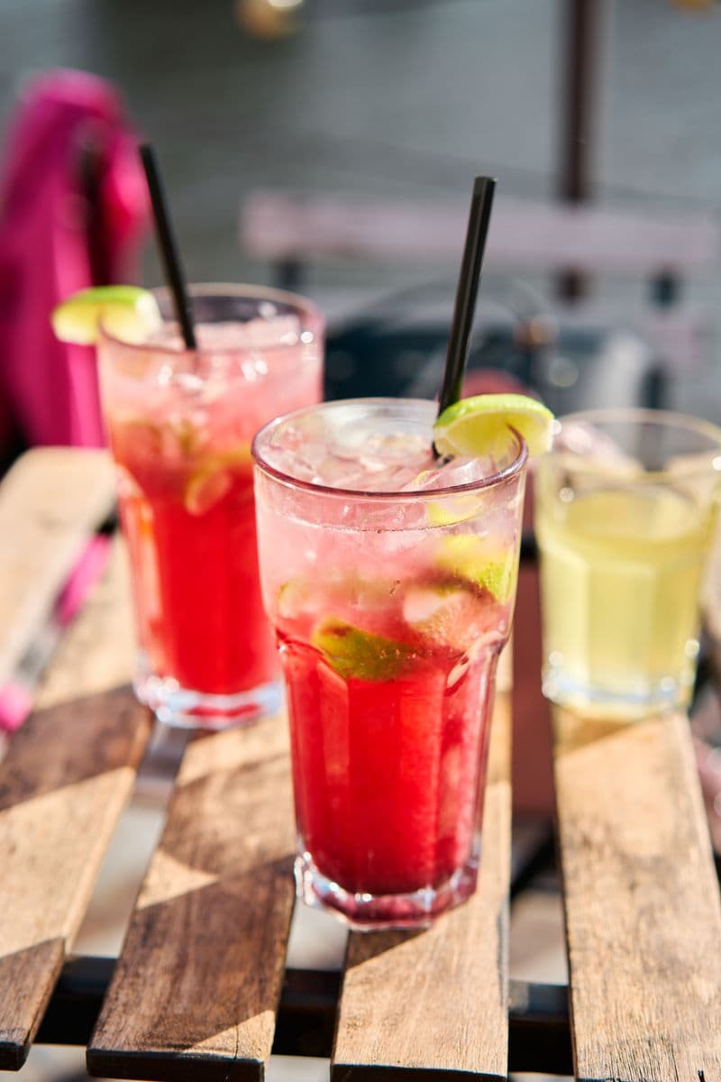 Watermelon lime lemonade 