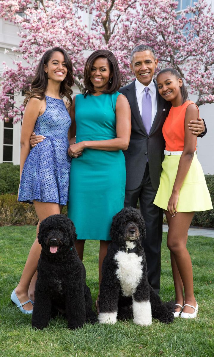 Michelle Obama, Sasha Obama, Malia Obama, Barack Obama