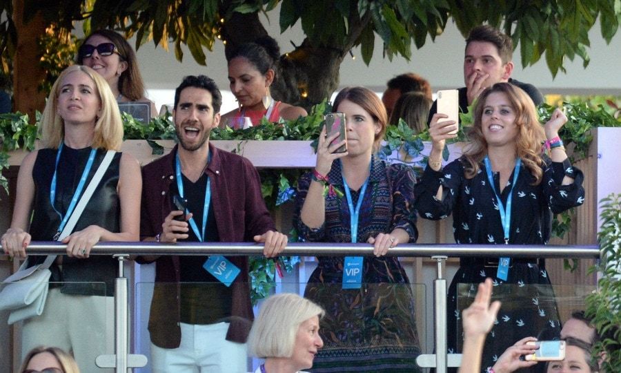 princess beatrice princess eugenie celine dion vip