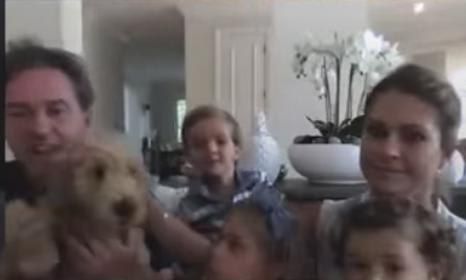 Princess Madeleine’s dog was seen during an Easter video chat