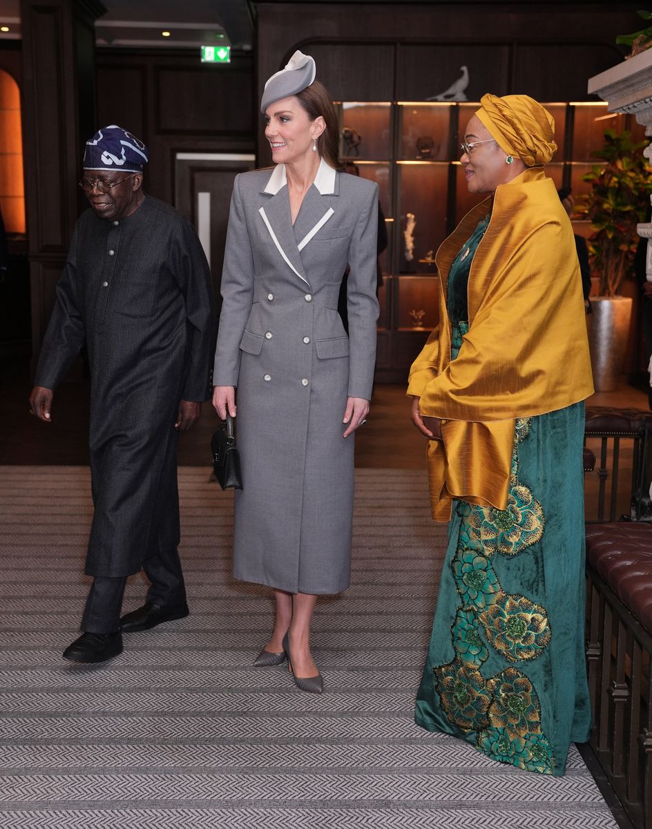 Kate’s outfit stood out not only for its elegance but also for its subtle tribute to her guests.