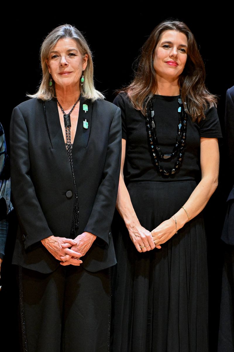 Charlotte Casiraghi And Princess Caroline Lead The Winter Oversized Charlotte Casiraghi And Princess Caroline Lead The Winter Oversized