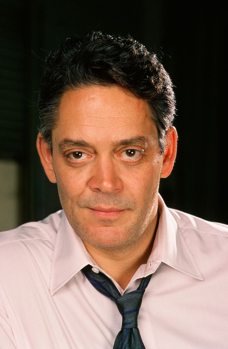  Stage and film actor Raul Julia poses during a 1988 Santa Monica, California, photo portrait session. Photographed on the set of "Tequila Sunrise," Julia starred in several successful movies including "The Addams Family" films. (Photo by George Rose/Getty Images)