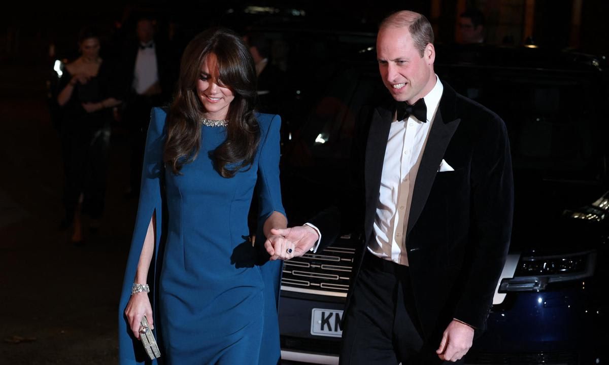 The Prince and Princess were dressed to the nines for their double date night with Sweden's Crown Princess Victoria and Prince Daniel.