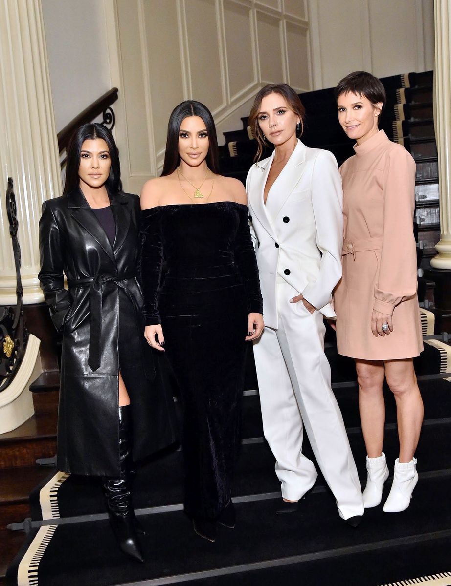 "Happy birthday Kim!" wrote Victoria Beckham.