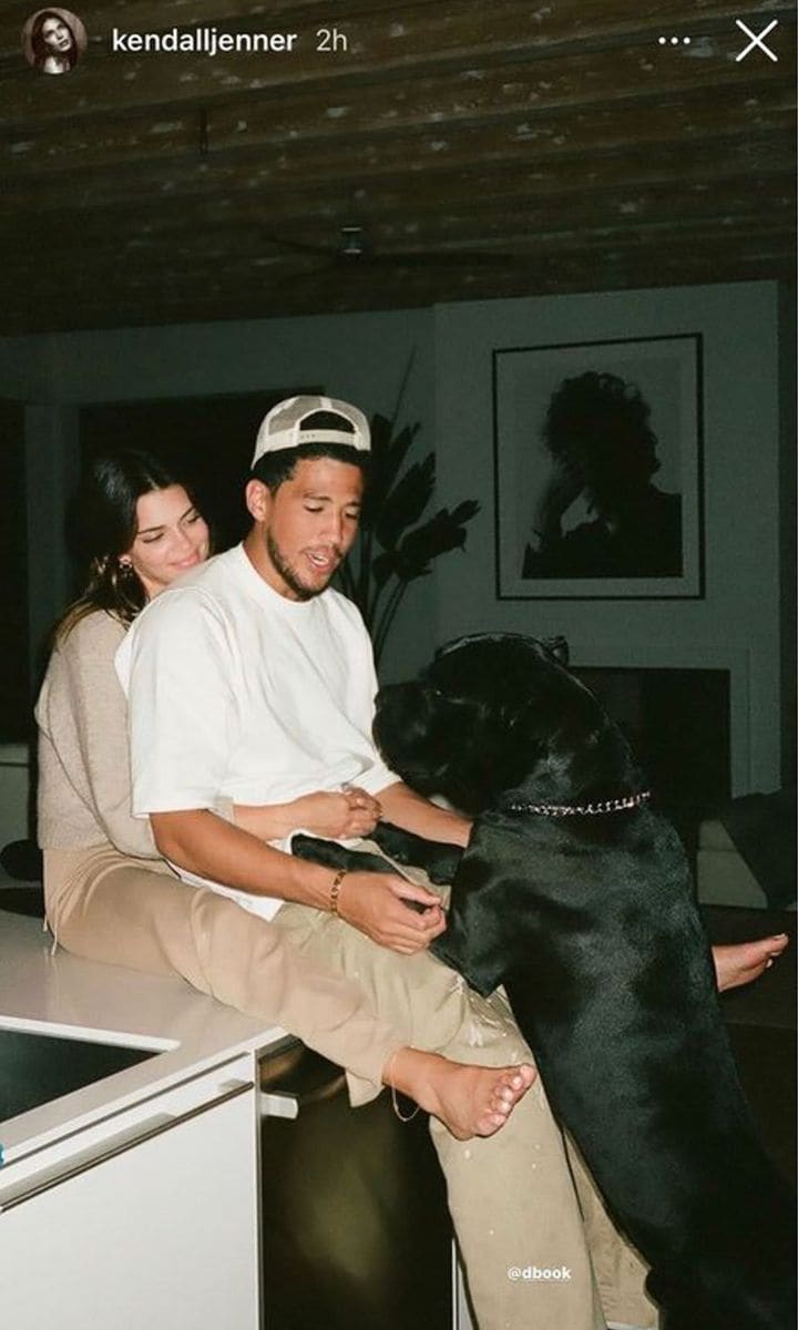 Kendall Jenner and Devin Booker