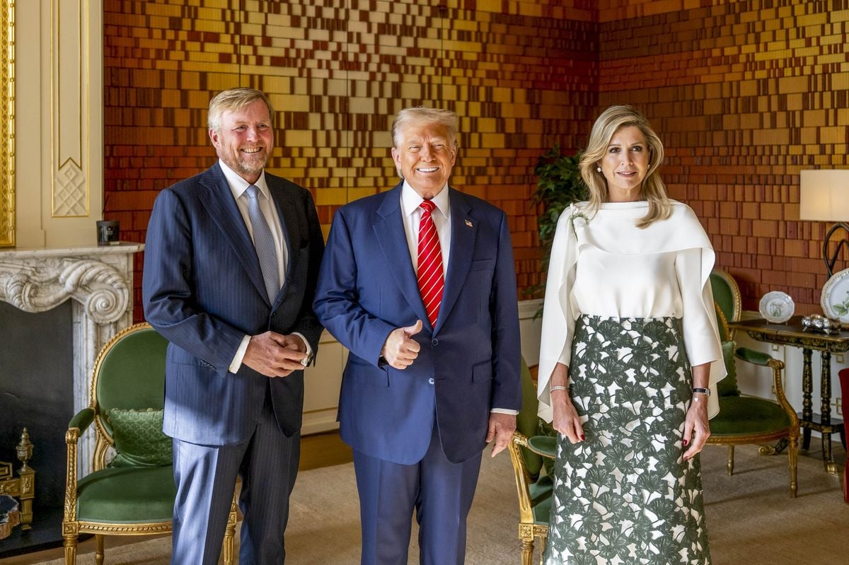 Queen Maxima and President Donald Trump