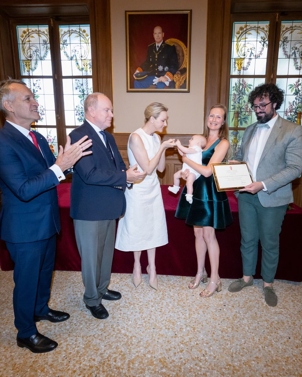 Anna and her family joined the princely couple for a celebration honoring her place in Monaco’s history.