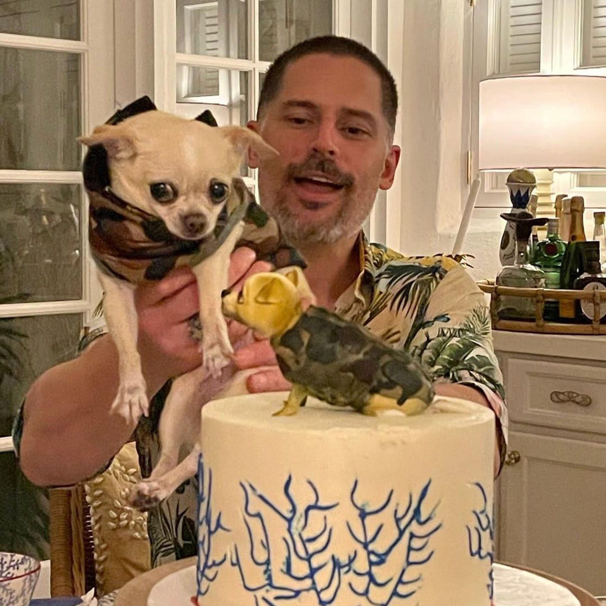 Joe Manganiello and Bubbles