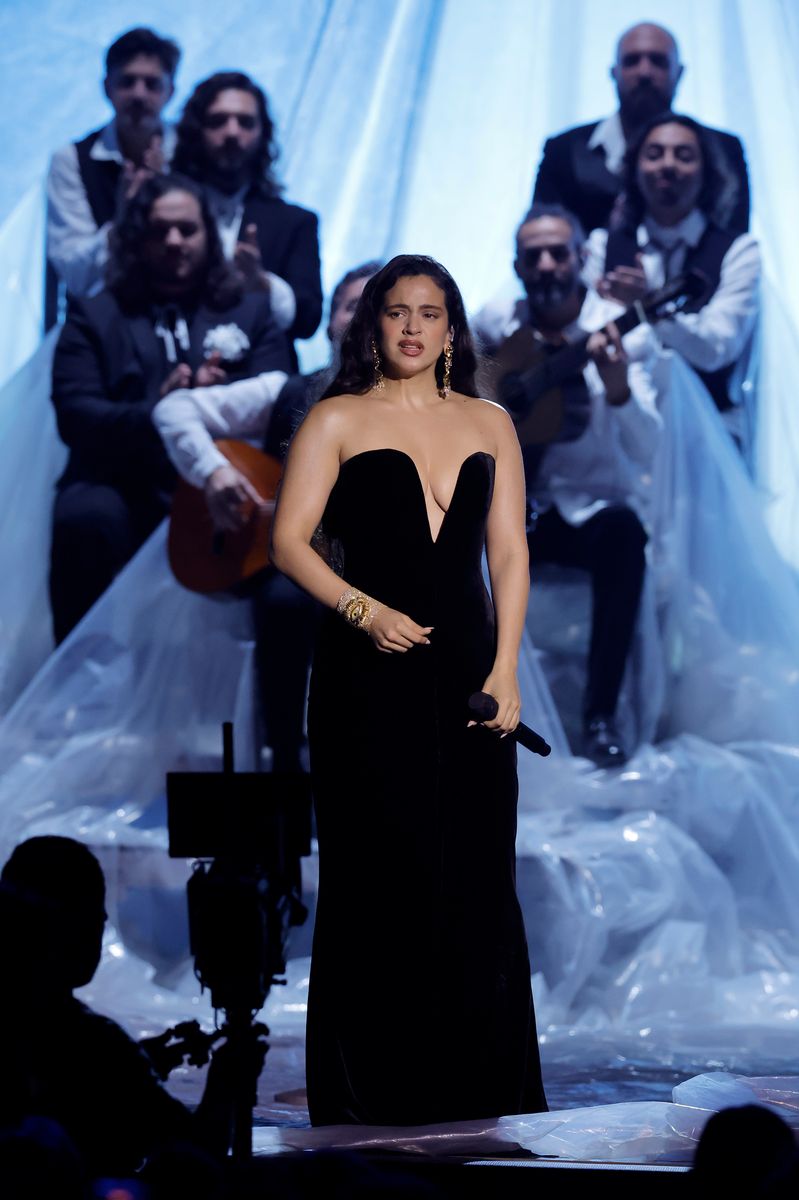 Rosali­a performs onstage during The 24th Annual Latin Grammy Awards on November 16, 2023 in Seville, Spain. 