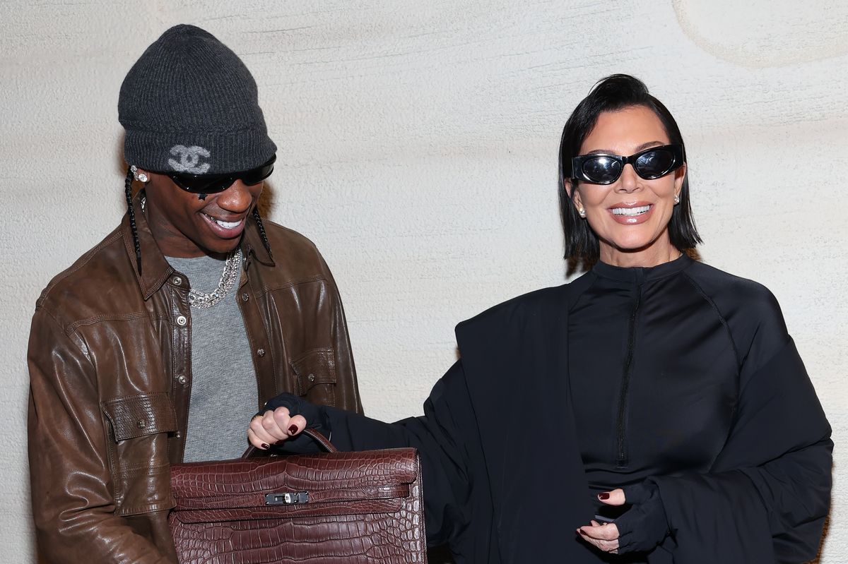 Travis Scott and Kris Jenner