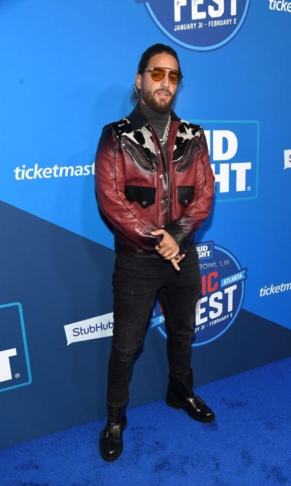 Maluma Bud Light Super Bowl party