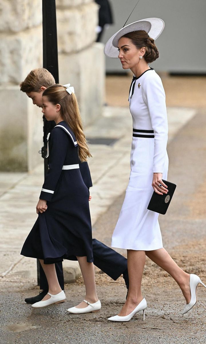 The stylish royal updated a previously worn Jenny Packham dress for the occasion.