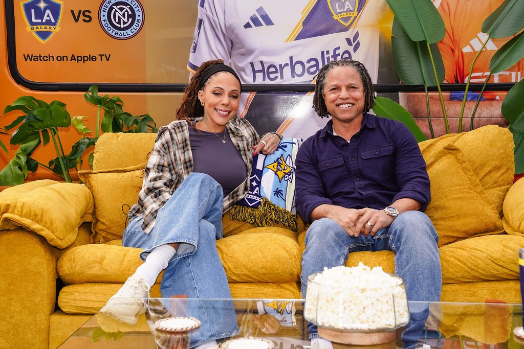 Sydney Leroux and Cobi Jones