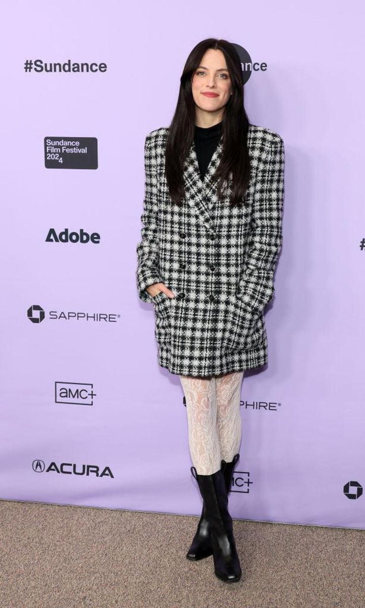 Riley Keough attends the "Sasquatch Sunset" Premiere during the 2024 Sundance Film Festival