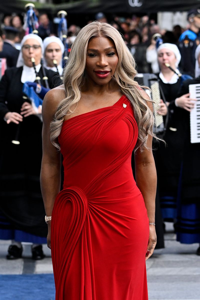 Serena Williams at the "Princesa De Asturias" awards ceremony at Teatro Campoamor on October 24, 2025 in Oviedo, Spain