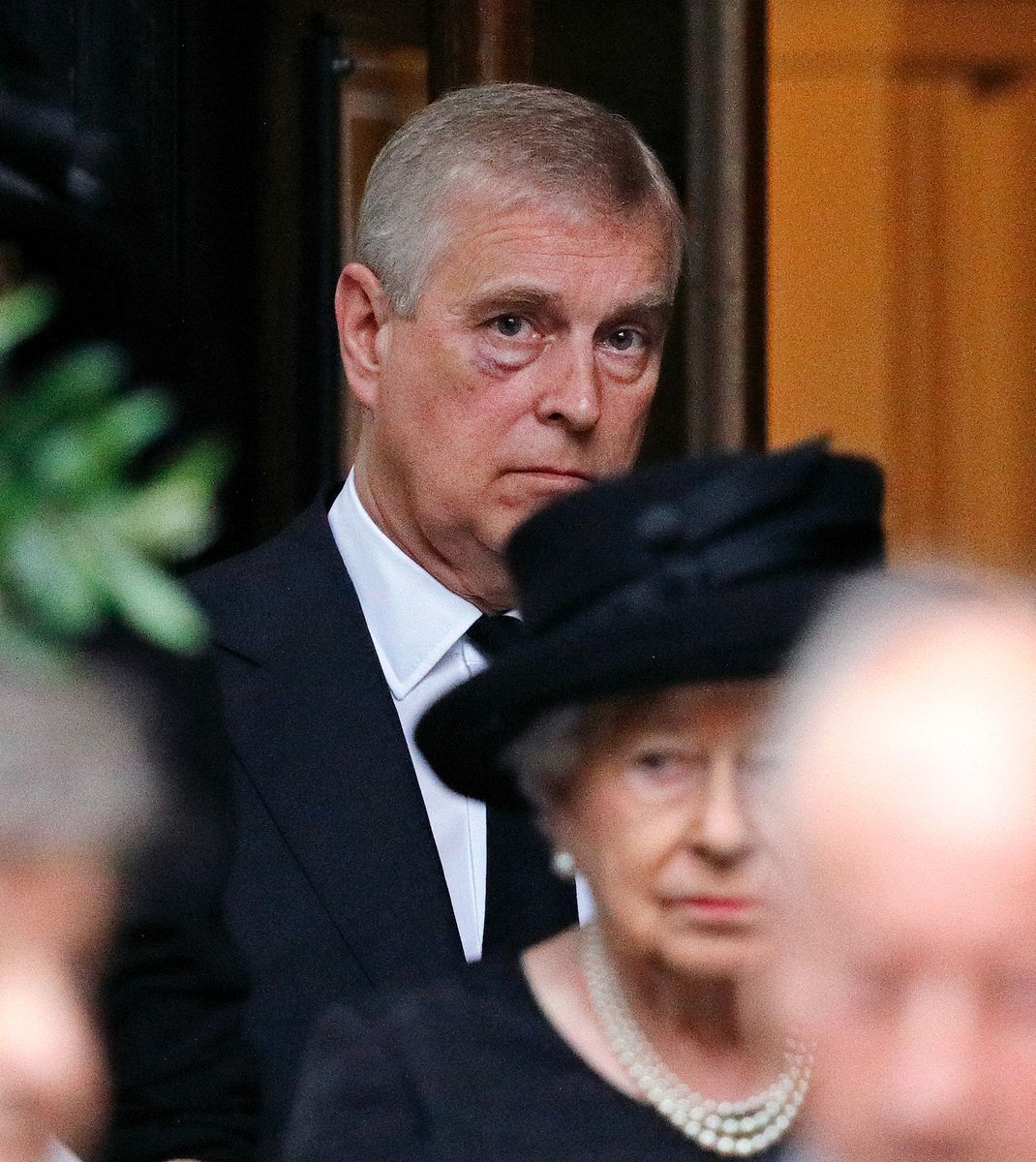 Andrew and Queen Elizabeth II  on June 27, 2017 in London, England.