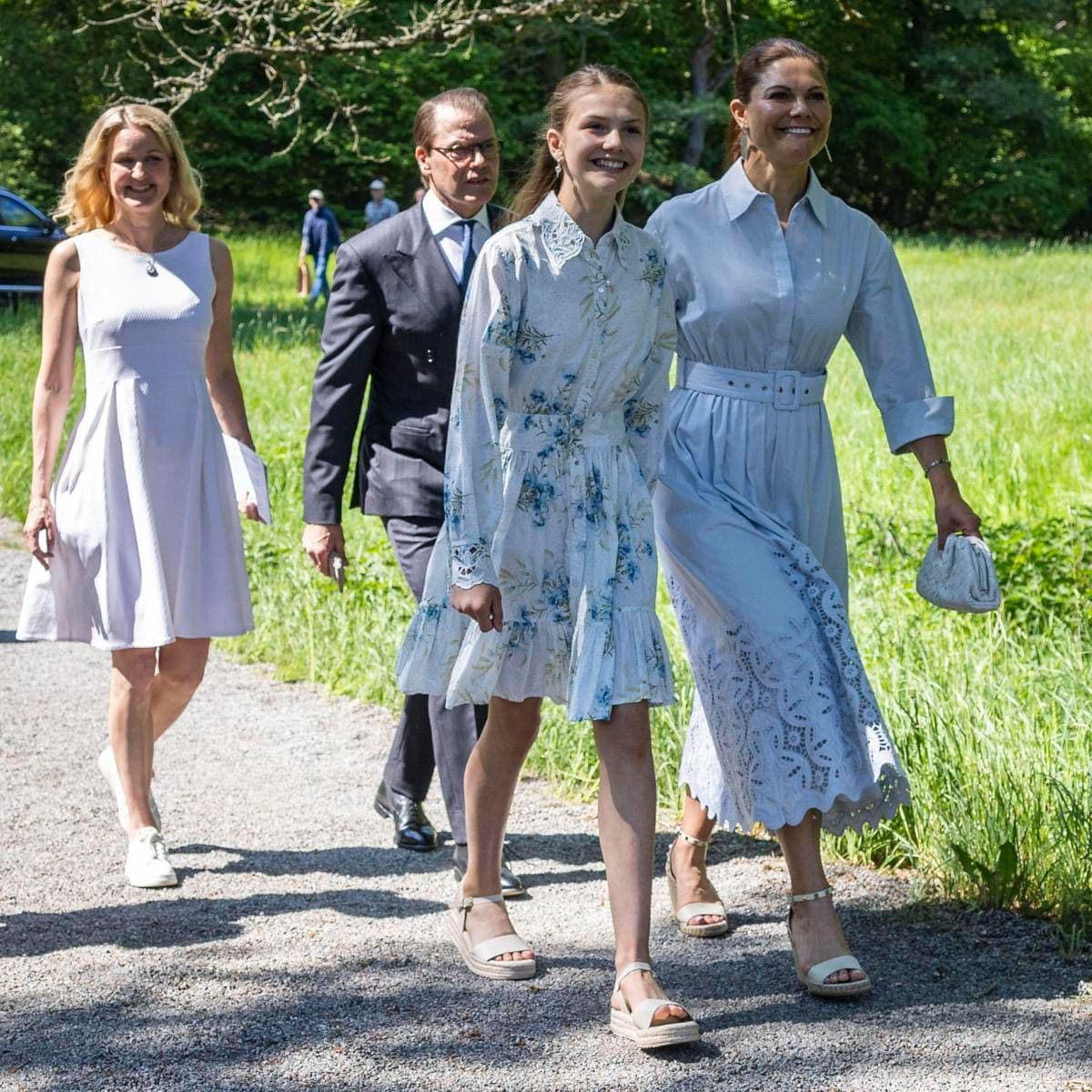 Princess Estelle attended the inauguration with her mom and dad