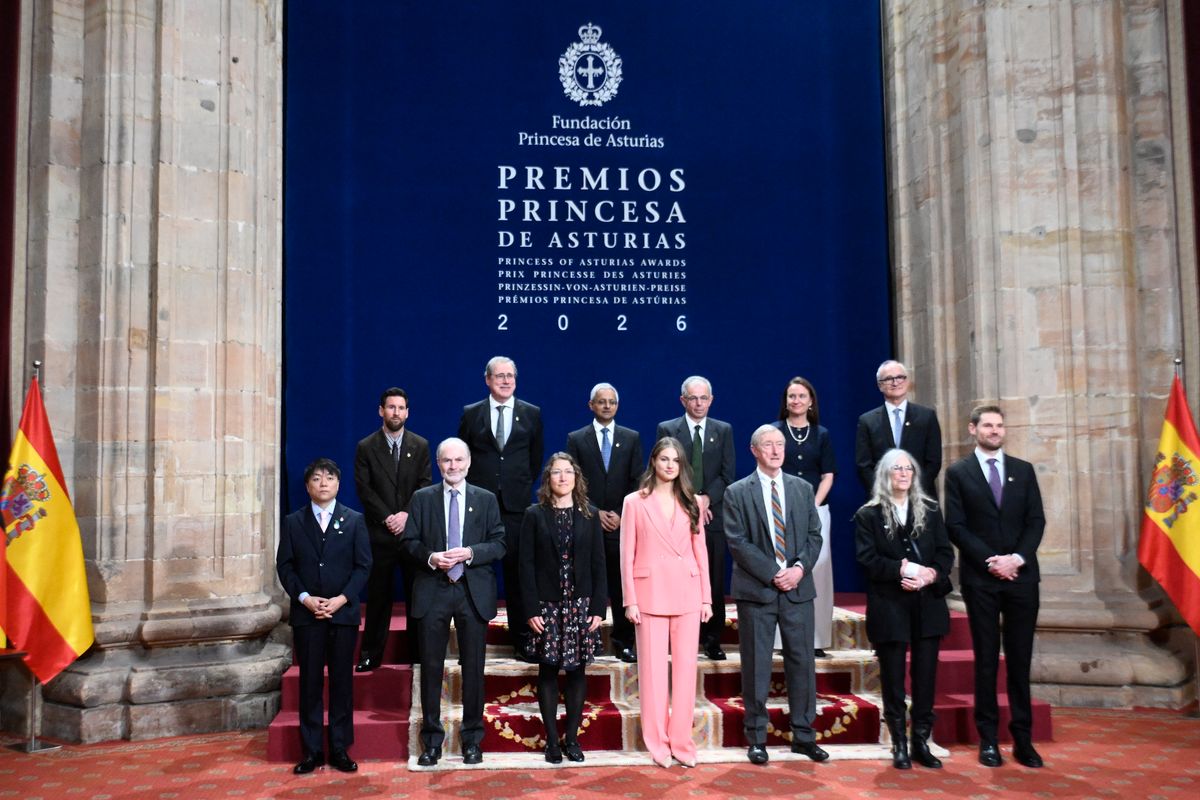 Princess Sofia, alongside this year's honorees, including the soccer legend, Lionel Messi