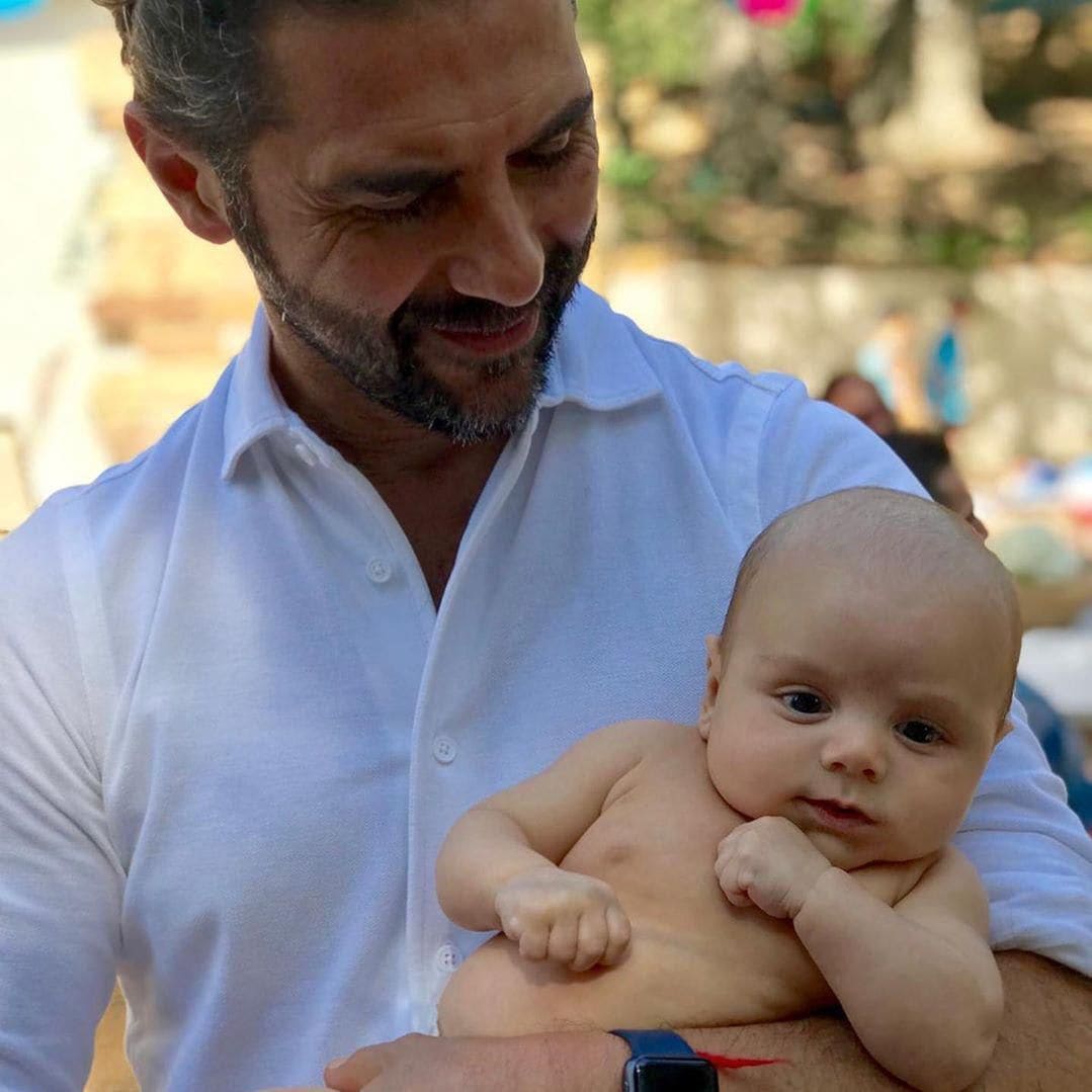 Eva Longoria's husband Jose Baston and son Enrique