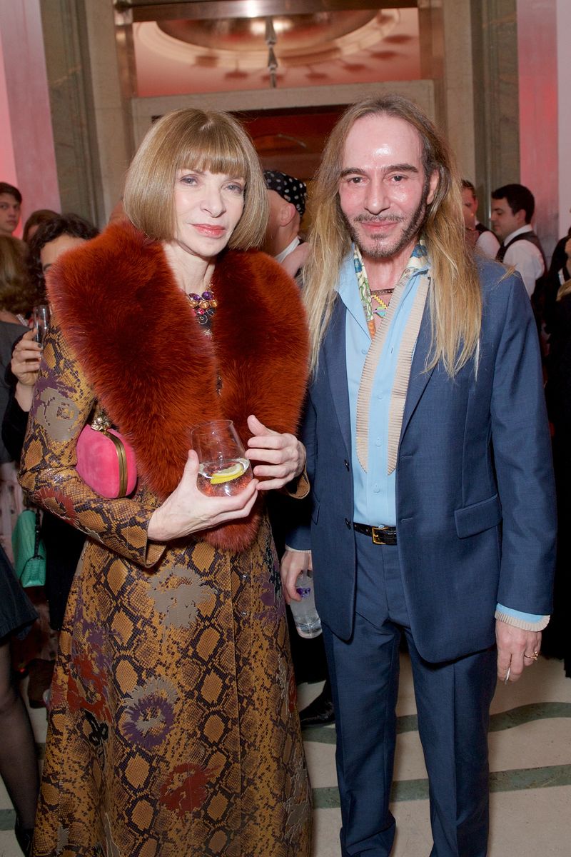 Anna Wintour and John Galliano 