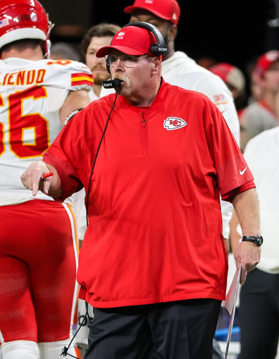 Head coach Andy Reid of the Kansas City Chiefs.
