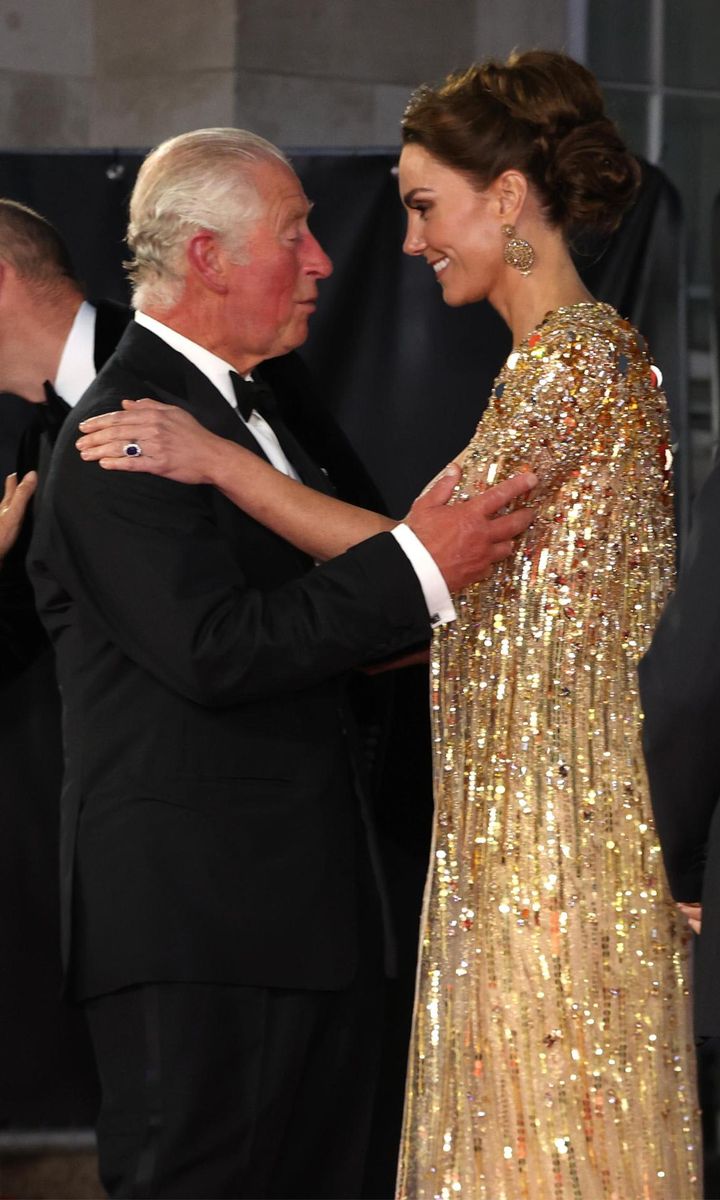 The Princess of Wales (pictured in 2021) reportedly had a private lunch with King Charles the day before her video message was released