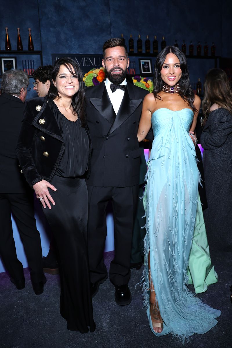 Michelle Rodriguez, Ricky Martin and Eiza Gonzalez
