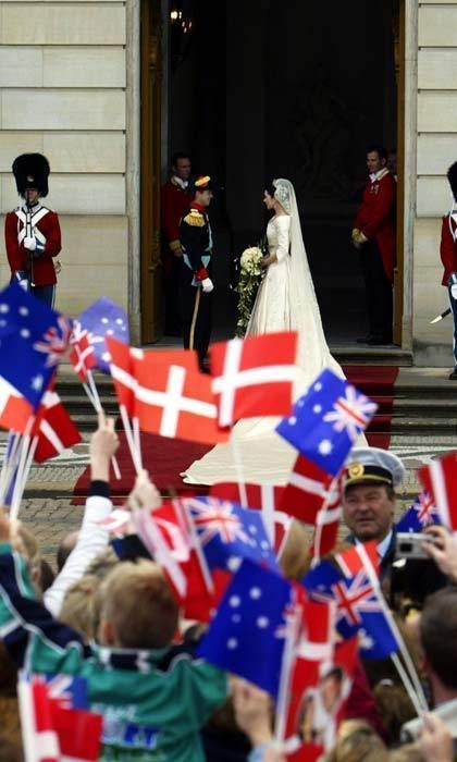 Josephine remembers watching as Crown Prince Frederik married Mary.
Photo: Getty Images