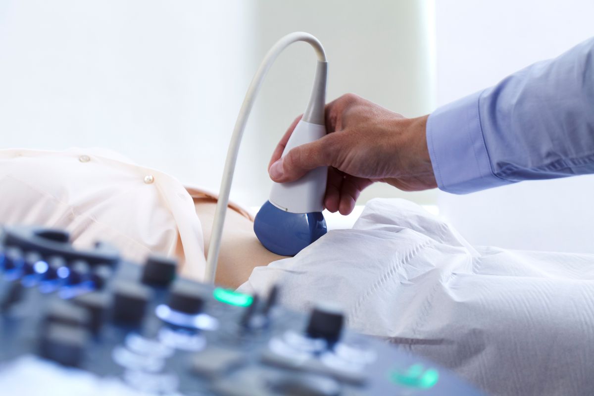 That evaluation commonly includes blood tests and a pelvic ultrasound.
