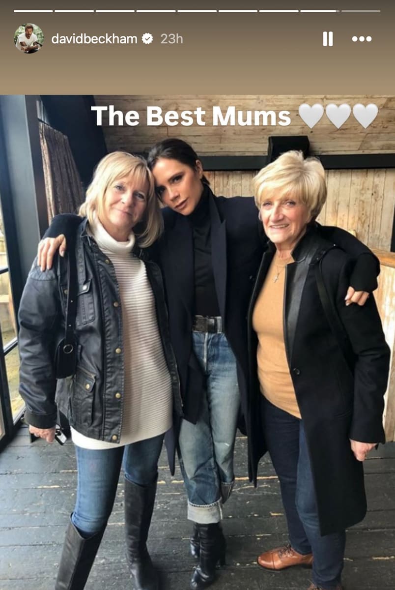 David Beckham celebrates Mother's Day with sweet tribute