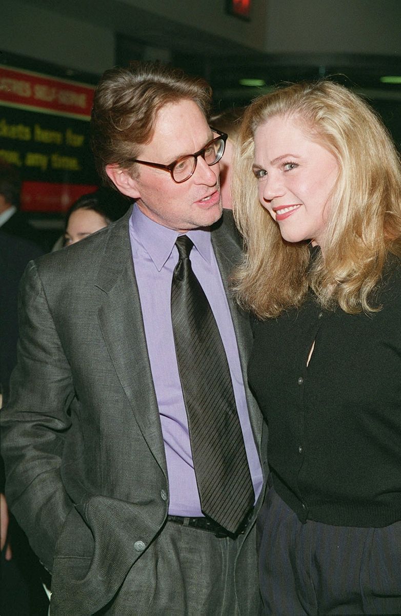 Michael Douglas and Kathleen Turner.