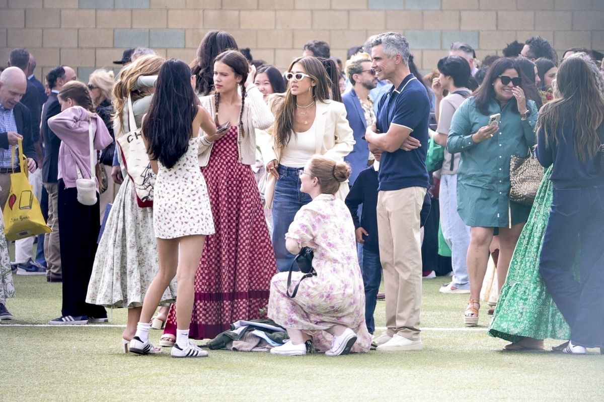 The family was also spotted together at Honor's graduation, looking happy to be reunited