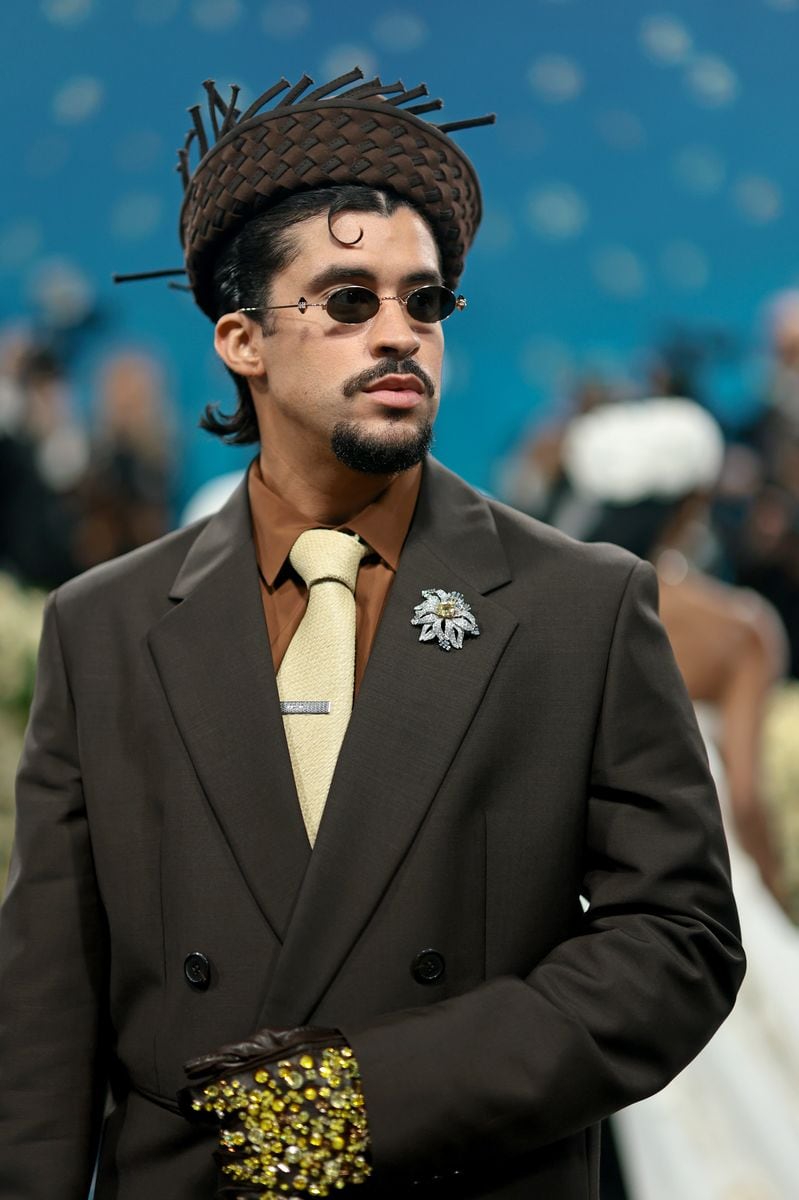 Bad Bunny attends the 2025 Met Gala
