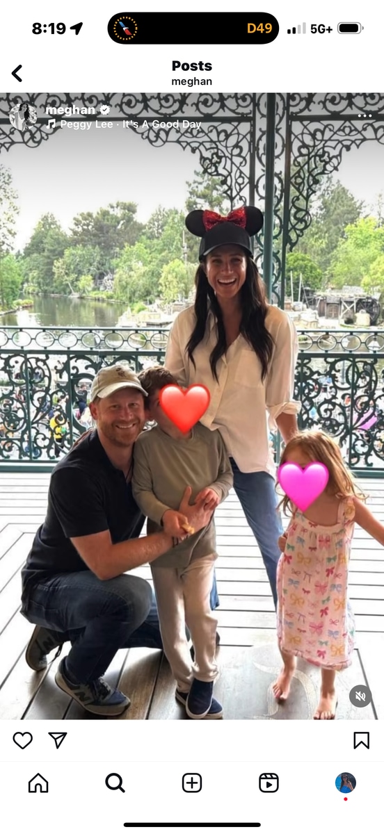Meghan described the trip as "two days of pure joy!"