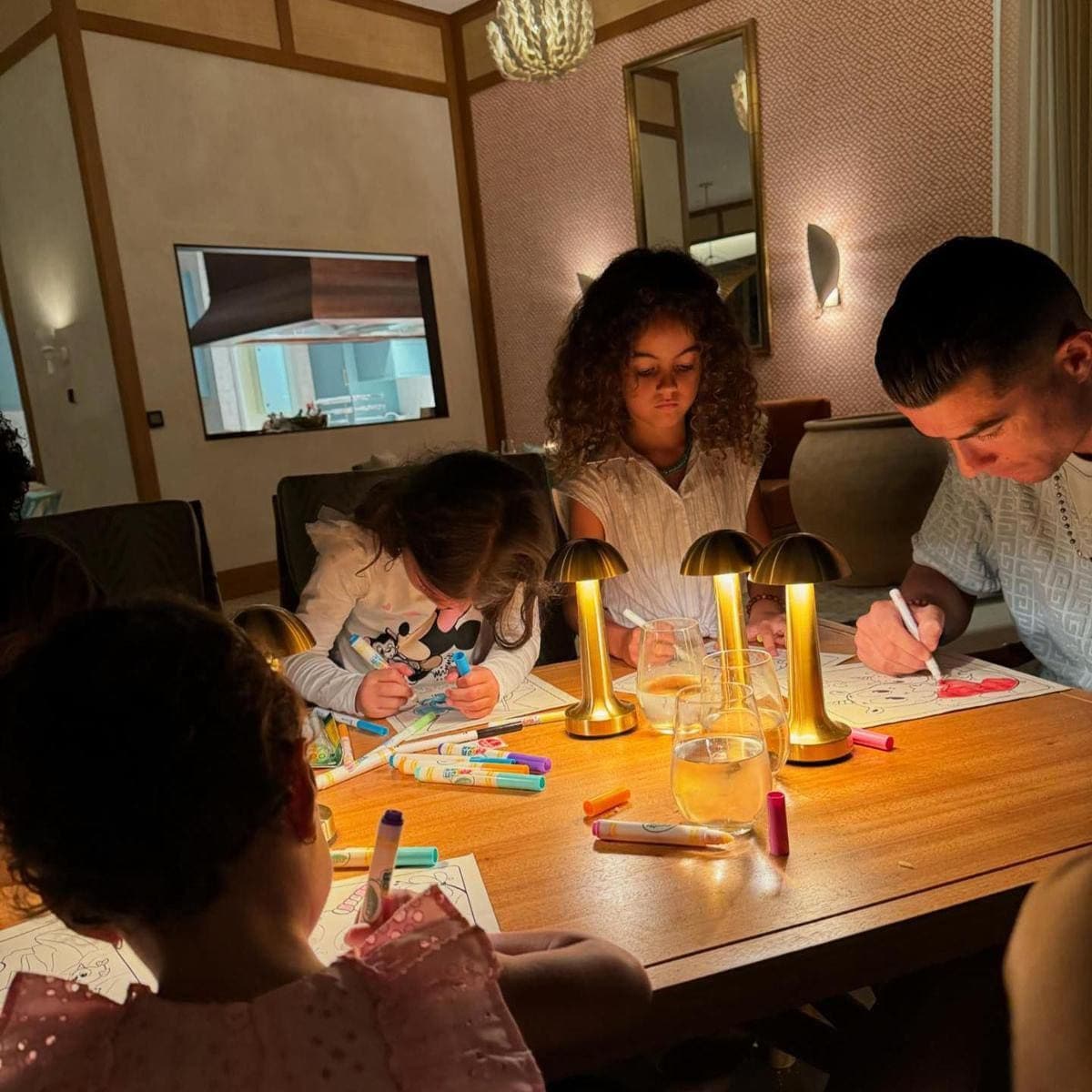 Cristiano Ronaldo y sus hijos