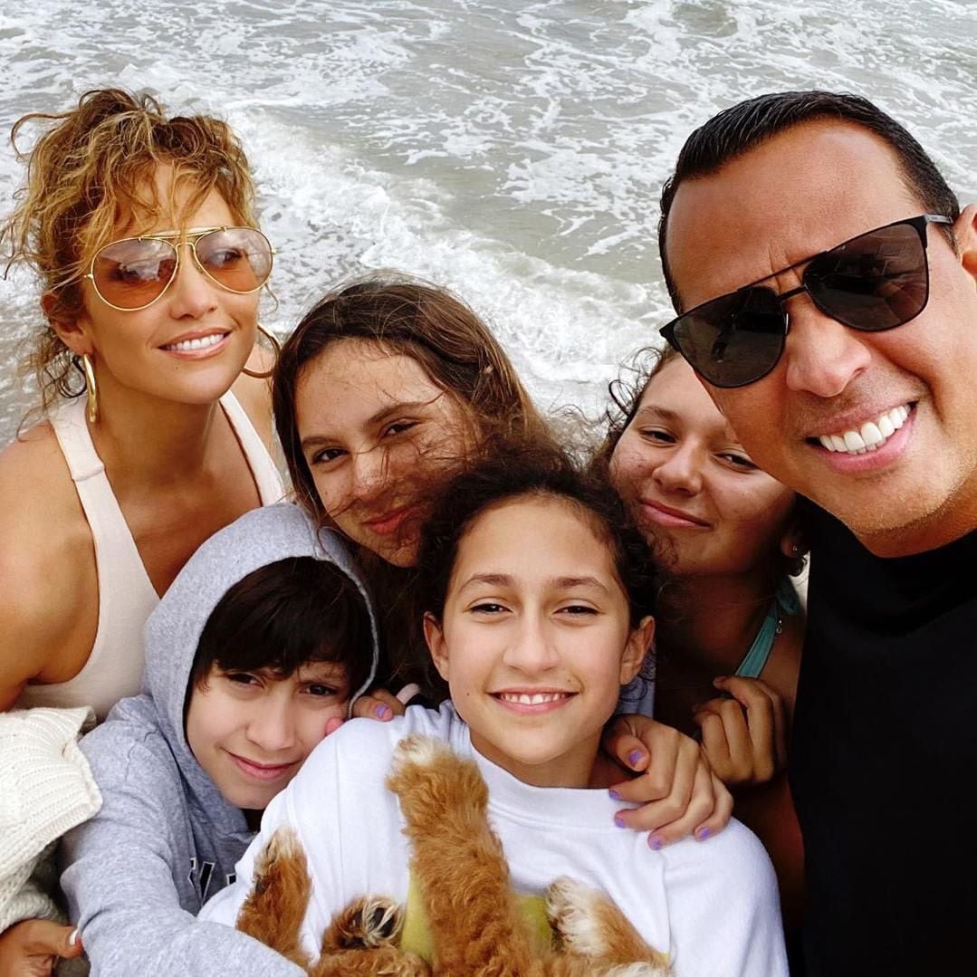 alex rodriguez jlo father's day