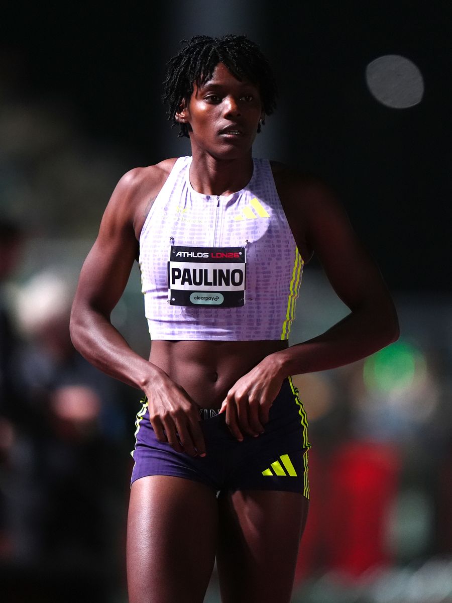 Marileidy Paulino of the Dominican Republic before the 400m during ATHLOS 2026 at the StoneX Stadium