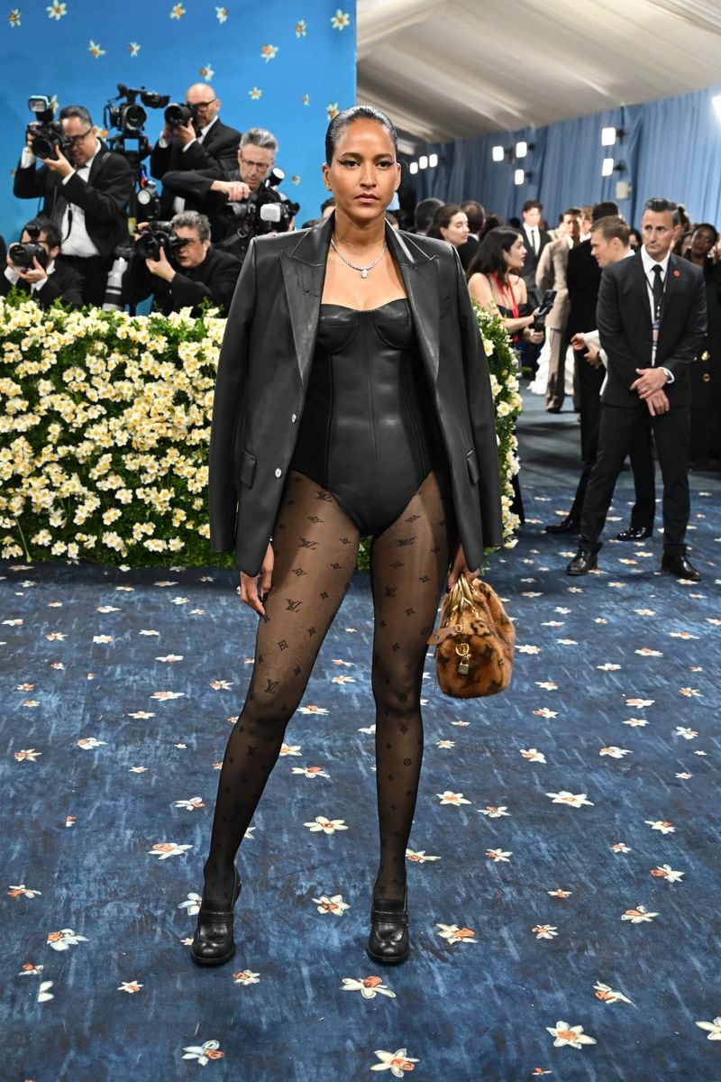Helen Lasichanh at The 2025 Met Gala Celebrating "Superfine: Tailoring Black Style" held at the Metropolitan Museum of Art