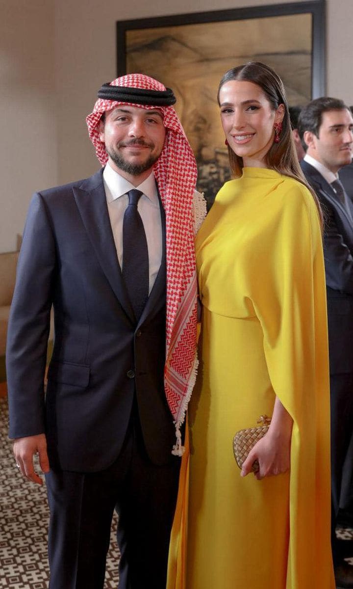 Crown Prince Hussein and Princess Rajwa are expecting their first child this summer